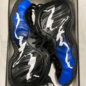 Size 12 Men’s - Nike Air Foamposite One 96 All-Star Game Black Blue White